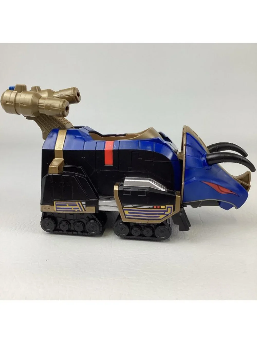 Power Ranger Imaginext Blue Ranger Figure Zord Gold Trim Lot 2015 Fisher Price